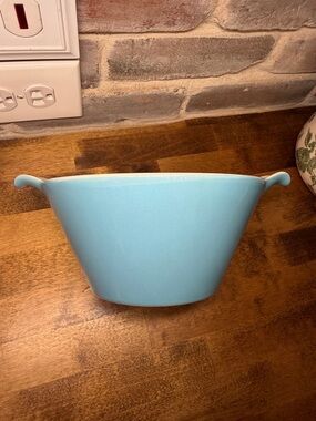Royal China Blue Heaven Serving Bowl with Side Handles